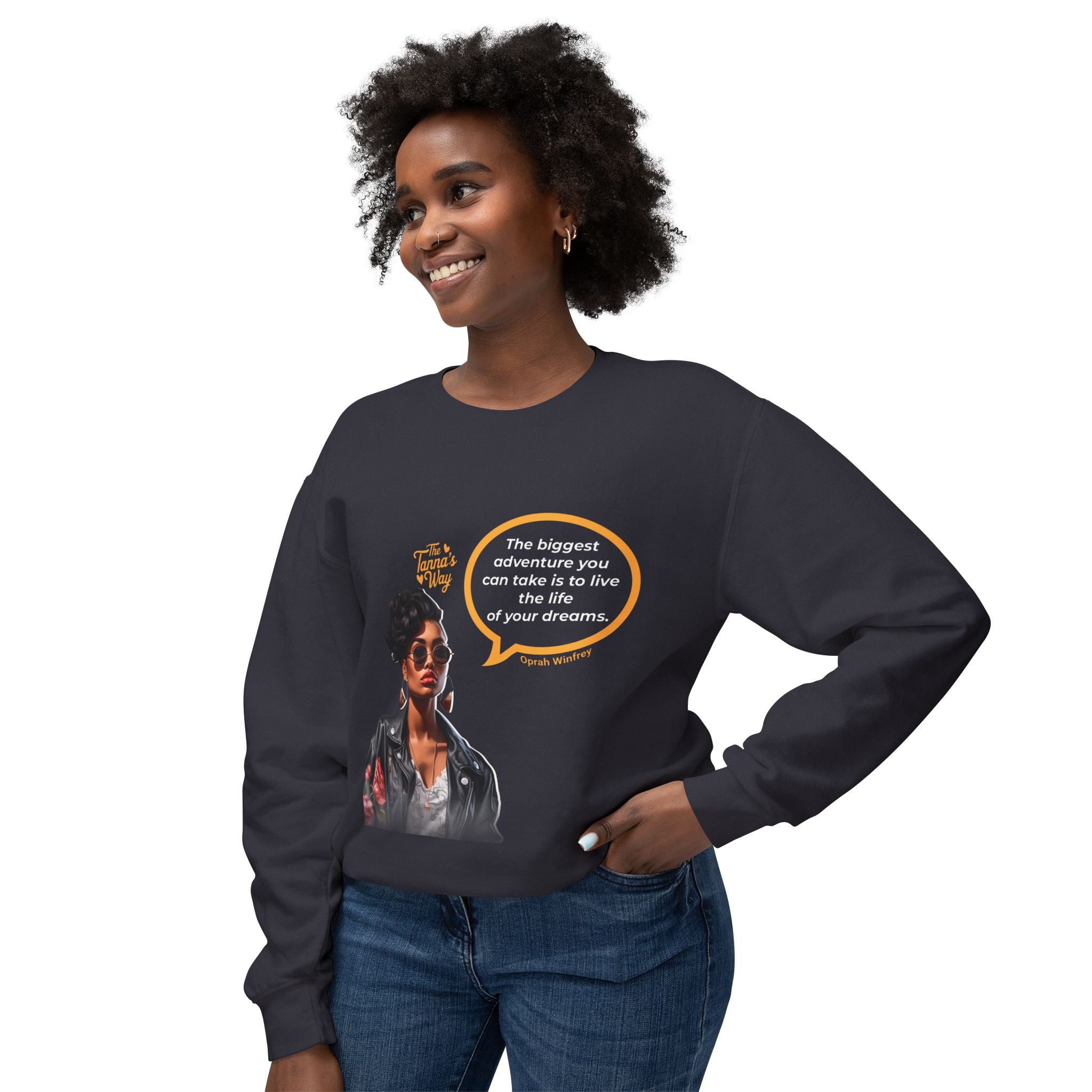 Oprah Winfrey | Unisex Lightweight Crewneck Sweatshirt
